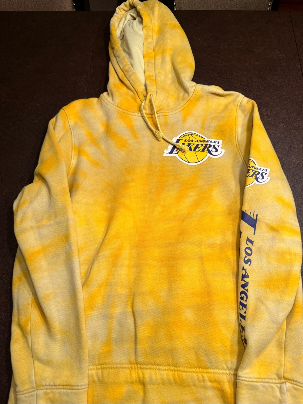 Hollister Los Angeles Lakers  Tie-Dye Hoodie Sweatshirt